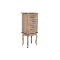   Álló Ékszertartó Home ESPRIT Természetes Tükör Fa MDF 37 x 28 x 91,5 cm MOST 117840 HELYETT 74575 Ft-ért!