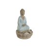 Dekoratív Figura Home ESPRIT Fehér Zöld Türkizkék Buddha Keleti 12 x 12 x 18,5 cm (3 egység) MOST 30032 HELYETT 17577 Ft-ért!