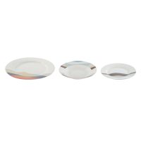   Edénykészlet Home ESPRIT Kék Zöld Porcelán Trópusi 18 Darabok 27 x 27 x 2 cm MOST 59887 HELYETT 35047 Ft-ért!