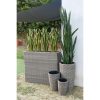 Virágcserepek készlete Home ESPRIT polipropilén Rattan 37 x 37 x 60 cm MOST 62168 HELYETT 39338 Ft-ért!