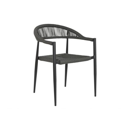 градински стол Home ESPRIT Fekete Sötét szürke Alumínium Rattan 56 x 60 x 78 cm MOST 92626 HELYETT 52409 Ft-ért!