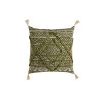   Párna Home ESPRIT Zöld Boho 45 x 5 x 45 cm MOST 10936 HELYETT 6548 Ft-ért!