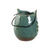 фенер Home ESPRIT Sárga Jade Fém Porcelán Bagoly 12 x 12 x 15 cm (2 egység) MOST 14308 HELYETT 8565 Ft-ért!