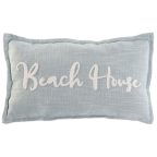   Párna Home ESPRIT Beach Fehér Égszínkék Mediterrán 60 x 10 x 35 cm MOST 12522 HELYETT 7491 Ft-ért!