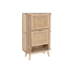   Cipőtartó Home ESPRIT Aranysàrga Természetes Rattan Lucfenyő Trópusi 70 x 29 x 115 cm MOST 242269 HELYETT 155383 Ft-ért!