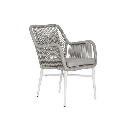 Kerti fotel Home ESPRIT Fehér Szürke Alumínium szintetikus rattan 57 x 63 x 84 cm MOST 126232 HELYETT 80966 Ft-ért!