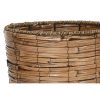 Virágcserepek készlete Home ESPRIT Barna Fém Rattan Trópusi 31 x 31 x 27 cm MOST 20674 HELYETT 12104 Ft-ért!