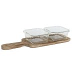   Snack tálca Home ESPRIT Természetes 320 ml 36 x 11 x 6 cm MOST 6860 HELYETT 3853 Ft-ért!