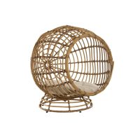   Kutyaágy Home ESPRIT Fehér Természetes szintetikus rattan 60 x 58 x 58 cm MOST 70421 HELYETT 44563 Ft-ért!