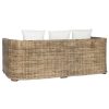 Kerti kanapé Home ESPRIT Fehér Barna Természetes Rattan 174 x 88 x 69 cm MOST 366722 HELYETT 235208 Ft-ért!