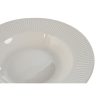 Evőeszközök Home ESPRIT Fehér Porcelán Csíkok 27 x 27 x 2 cm 18 Darabok MOST 57350 HELYETT 36295 Ft-ért!