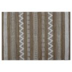   Szőnyeg Home ESPRIT Fehér Barna Boho 140 x 200 x 1 cm MOST 104034 HELYETT 65836 Ft-ért!