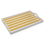   Tálca Versa Sárga Fa MDF 30 x 5 x 45 cm Csíkok MOST 11826 HELYETT 5895 Ft-ért!