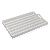   Tálca Versa Szürke Fa MDF 30 x 5 x 45 cm Csíkok MOST 11826 HELYETT 5895 Ft-ért!