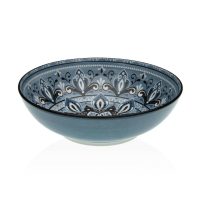   Salátás Tál Versa Kék Kerámia Porcelán 22,5 x 9 x 22,5 cm MOST 11826 HELYETT 5895 Ft-ért!