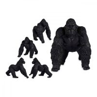   Dekoratív Figura Gorilla Fekete Gyanta (30 x 36 x 45 cm) MOST 29236 HELYETT 19925 Ft-ért!