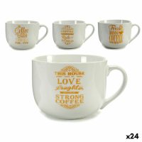   чаша за чай Coffee Porcelán Aranysàrga Fehér 500 ml 24 egység MOST 42941 HELYETT 29259 Ft-ért!