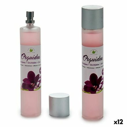 Légfrissítő Spray-Vel Orchidea Műanyag Üveg (100 ml) (12 egység) MOST 15964 HELYETT 9557 Ft-ért!