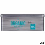   Teafilter tartó Organic Tea Szürke Bádog (11 x 7,1 x 18 cm) (24 egység) MOST 48966 HELYETT 33368 Ft-ért!