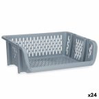   Zöldségkosár Kinvara Q-SHELF-2 Szürke polipropilén 30 x 13,5 x 38,7 cm (24 egység) MOST 56739 HELYETT 38668 Ft-ért!