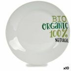   Desszert tányér Organic Porcelán 19 x 2 x 19 cm (10 egység) MOST 18462 HELYETT 11327 Ft-ért!