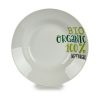 Mélytányér Organic Fehér Zöld Ø 20,6 cm Porcelán (10 egység) MOST 18462 HELYETT 11327 Ft-ért!