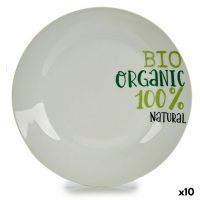   Lapos Tányér Organic Porcelán 24,4 x 2,6 x 24,4 cm (10 egység) MOST 21091 HELYETT 12939 Ft-ért!