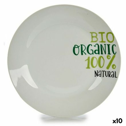 Lapos Tányér Organic Porcelán 24,4 x 2,6 x 24,4 cm (10 egység) MOST 21091 HELYETT 12939 Ft-ért!