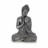 Dekoratív Figura Buddha Ülés Ezüst színű 22 x 33 x 18 cm (4 egység) MOST 58015 HELYETT 45646 Ft-ért!