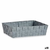   Többcélú kosár Kipit 79812 Szürke Szövet 3,8 L 34 x 8,5 x 21 cm (18 egység) MOST 38958 HELYETT 26548 Ft-ért!