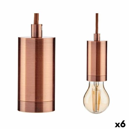 Mennyezeti Lámpa Bronz Fém 60 W 9,5 x 9,5 x 9,7 cm (6 egység) MOST 49832 HELYETT 33955 Ft-ért!