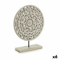   Dekoratív Figura Mandala Fehér 30 x 36 x 7 cm (6 egység) MOST 33961 HELYETT 20843 Ft-ért!