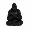 Dekoratív Figura Gorilla Yoga Fekete 16 x 28 x 22 cm (4 egység) MOST 33443 HELYETT 26308 Ft-ért!