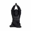 Dekoratív Figura Gorilla Yoga Fekete 18 x 36,5 x 19,5 cm (4 egység) MOST 33443 HELYETT 26308 Ft-ért!