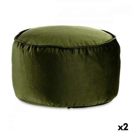 Puff Bársony Zöld 60 x 39 x 60 cm (2 egység) MOST 36289 HELYETT 24729 Ft-ért!