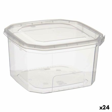 Négyszögletes uzsonnás doboz fedéllel Leknes BS750ROI Átlátszó polipropilén 750 ml 12,8 x 7,5 x 13,5 cm (24 egység) MOST 13349 HELYETT 7987 Ft-ért!