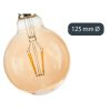 LED Izzók Vintage E27 Átlátszó 4 W 12,5 x 17,5 x 12,5 cm (12 egység) MOST 48734 HELYETT 33211 Ft-ért!