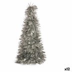   Dekoratív Figura Karácsonyfa Tinsel Ezüst színű polipropilén PET 27 x 45,5 x 27 cm (12 egység) MOST 40033 HELYETT 27283 Ft-ért!