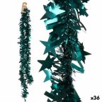   Karácsonyi girland Tinsel Csillagok Zöld 9 x 9 x 200 cm (36 Rgység) MOST 36854 HELYETT 28995 Ft-ért!