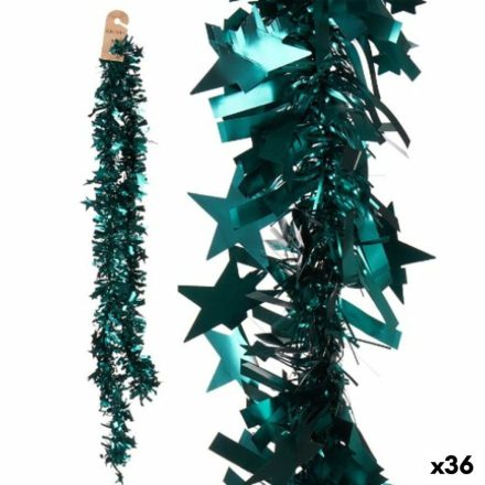 Karácsonyi girland Tinsel Csillagok Zöld 9 x 9 x 200 cm (36 Rgység) MOST 36854 HELYETT 28995 Ft-ért!