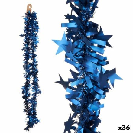 Karácsonyi girland Tinsel Csillagok Kék 9 x 9 x 200 cm (36 Rgység) MOST 36854 HELYETT 28995 Ft-ért!