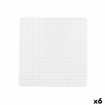 Csúszásmentes tusfürdő Kockás Fehér PVC 50,3 x 50,3 x 0,7 cm (6 egység) MOST 27898 HELYETT 17891 Ft-ért!