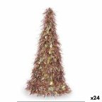   Dekoratív Figura Karácsonyfa Tinsel Réz Fukszia polipropilén PET 24 x 46 x 24 cm (24 egység) MOST 62222 HELYETT 48953 Ft-ért!