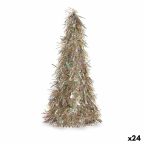   Dekoratív Figura Karácsonyfa Tinsel Bronz polipropilén PET 24 x 46 x 24 cm (24 egység) MOST 65378 HELYETT 51433 Ft-ért!