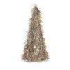 Dekoratív Figura Karácsonyfa Tinsel Bronz polipropilén PET 24 x 46 x 24 cm (24 egység) MOST 62222 HELYETT 48953 Ft-ért!