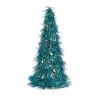 Dekoratív Figura Karácsonyfa Tinsel Kék polipropilén PET 24 x 46 x 24 cm (24 egység) MOST 62222 HELYETT 48953 Ft-ért!