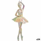   Karácsonyfagömb Balerina Gyöngyház Műanyag Glitter 6,7 x 16 x 6,7 cm (24 egység) MOST 33606 HELYETT 21554 Ft-ért!