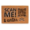 Lábtörlő Scan Me! Természetes 60 x 1 x 40 cm (12 egység) MOST 44511 HELYETT 30334 Ft-ért!