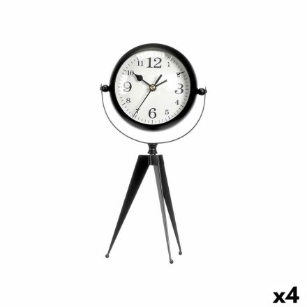 настолен часовник Tripod Fekete Fém 14 x 30 x 11 cm (4 egység) MOST 53862 HELYETT 42372 Ft-ért!