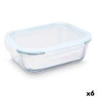   Uzsonnás doboz Vivalto C2-2260K Átlátszó Szilikon Boroszilikát üveg 2,2 L 27 x 9 x 22 cm (6 egység) MOST 37380 HELYETT 22935 Ft-ért!